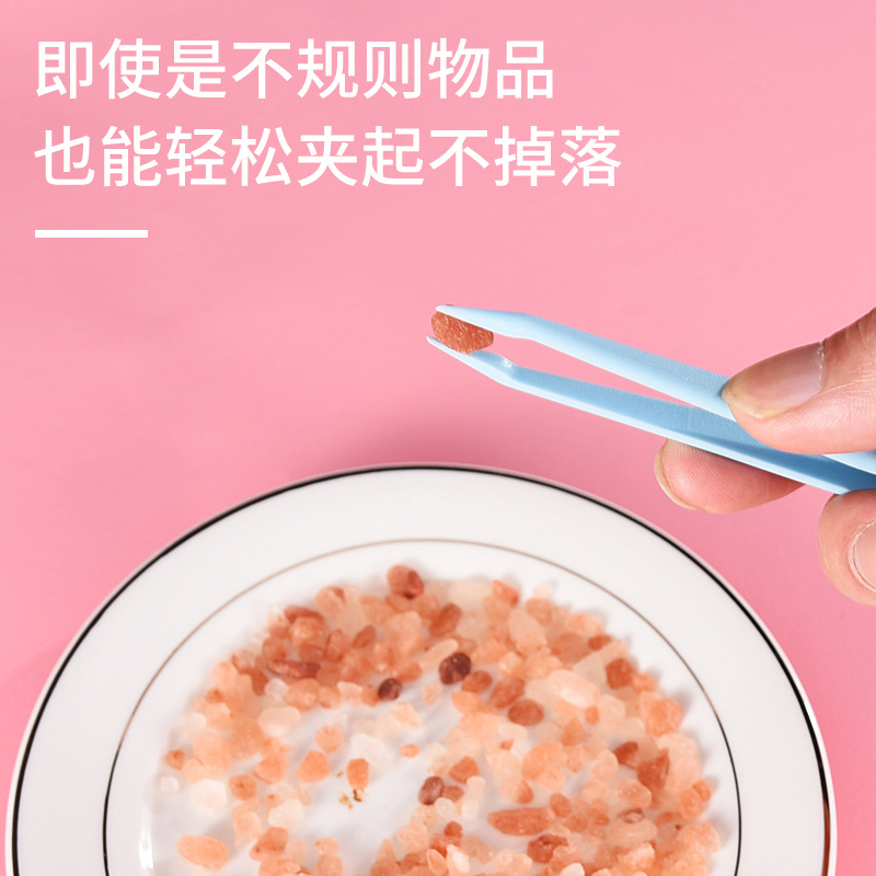 Hand account plastic tweezers hardened tweezers diy color tweezers tape elbow stickers straight stationery toys