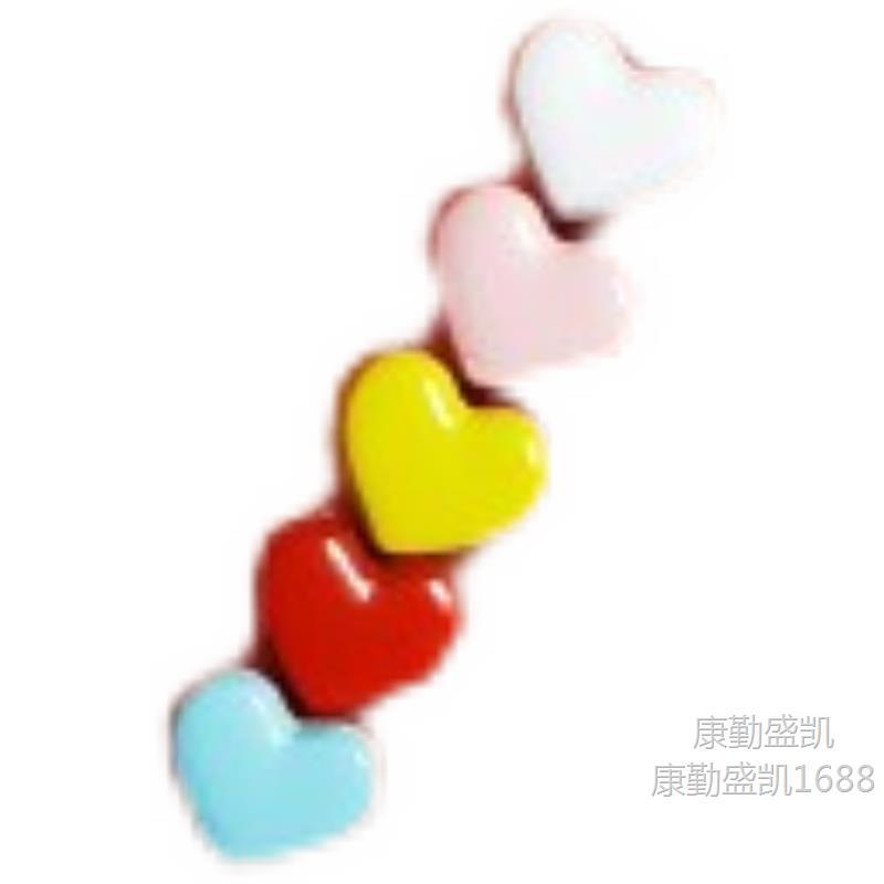 5mm Heart-Shaped Button Mini Button Heart Button Small Cloth 6 Points 8 Points Bjd Baby Clothes Accessories Ob11 Doll Accessories