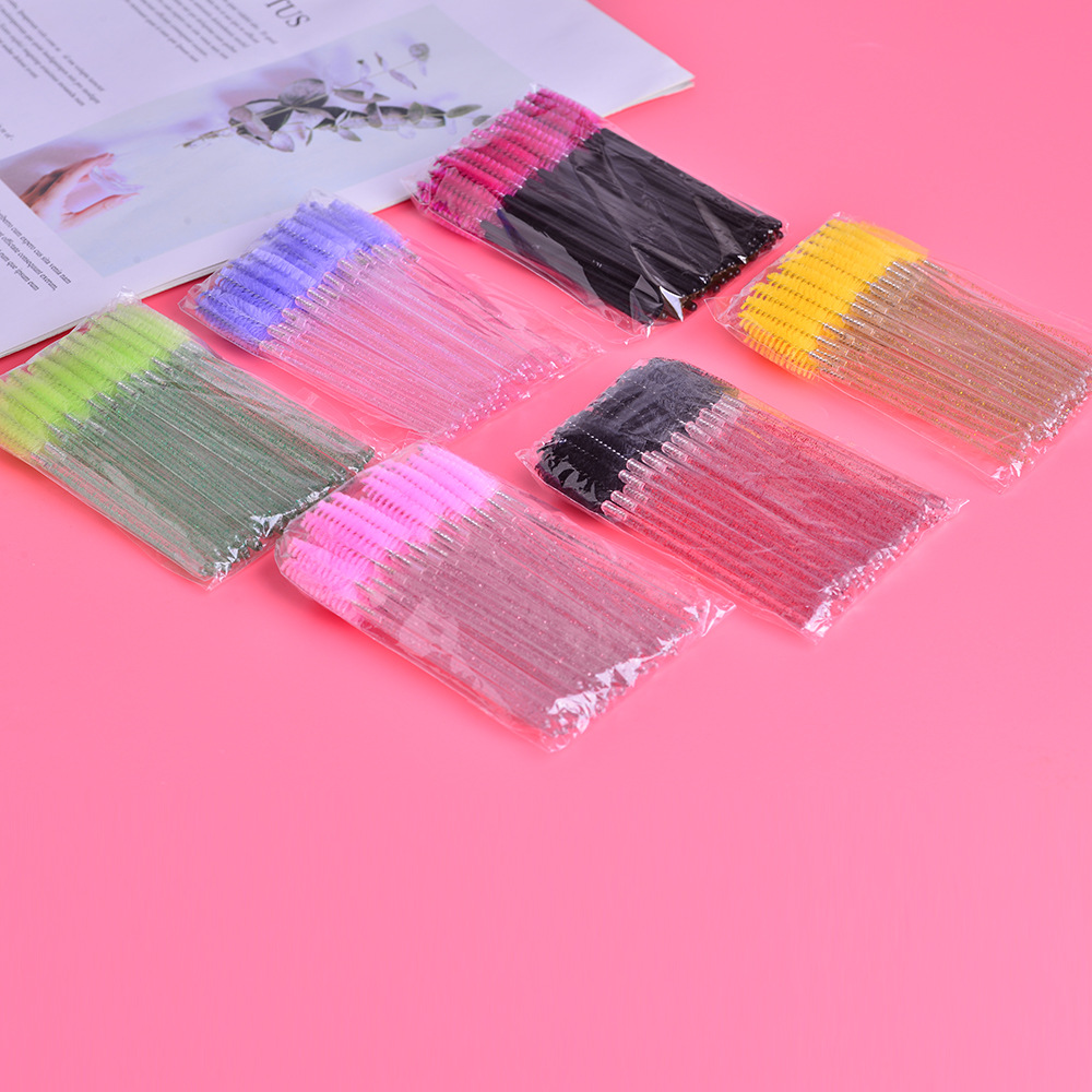 Одноразовая щеточка для ресниц расческа для макияжа щеточка для бровей завивающая щеточка для бровей нейлоновая кисточка для макияжа