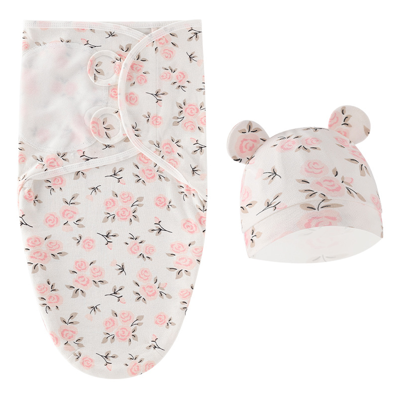 Foreign trade Europe and the United States baby spring silkworm sleeping bag newborn baby swaddling towel delivery room wrap towel baby startle-proof hug quilt 8910