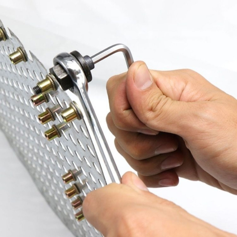 Cross-Border Rivet Nut Simple Tool Manual Pull Nut Head License Plate Nut Simple Electric Rivet Gun for Thin Iron