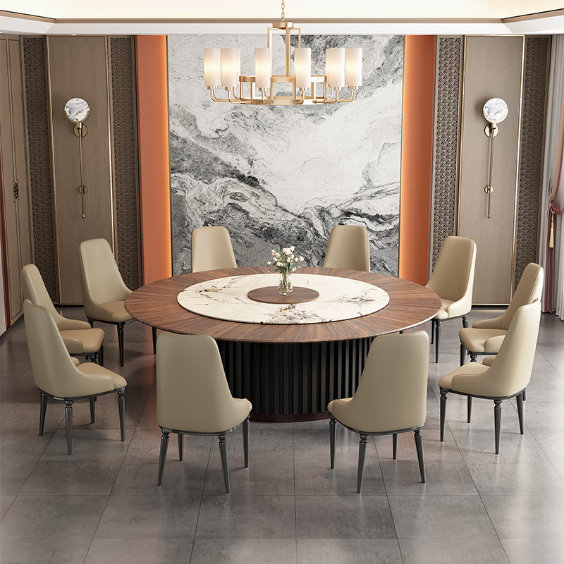 Hotel Dining Table, Slate Dining Table, Electric Dining Table, Villa Dining Table, Restaurant Dining Table, Factory Direct Sales