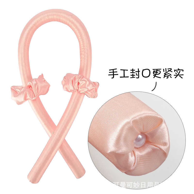 Lazy no heat curling iron EVA sponge foam sleep hairdressing big wave curling iron large intestine hair ring 4-piece set