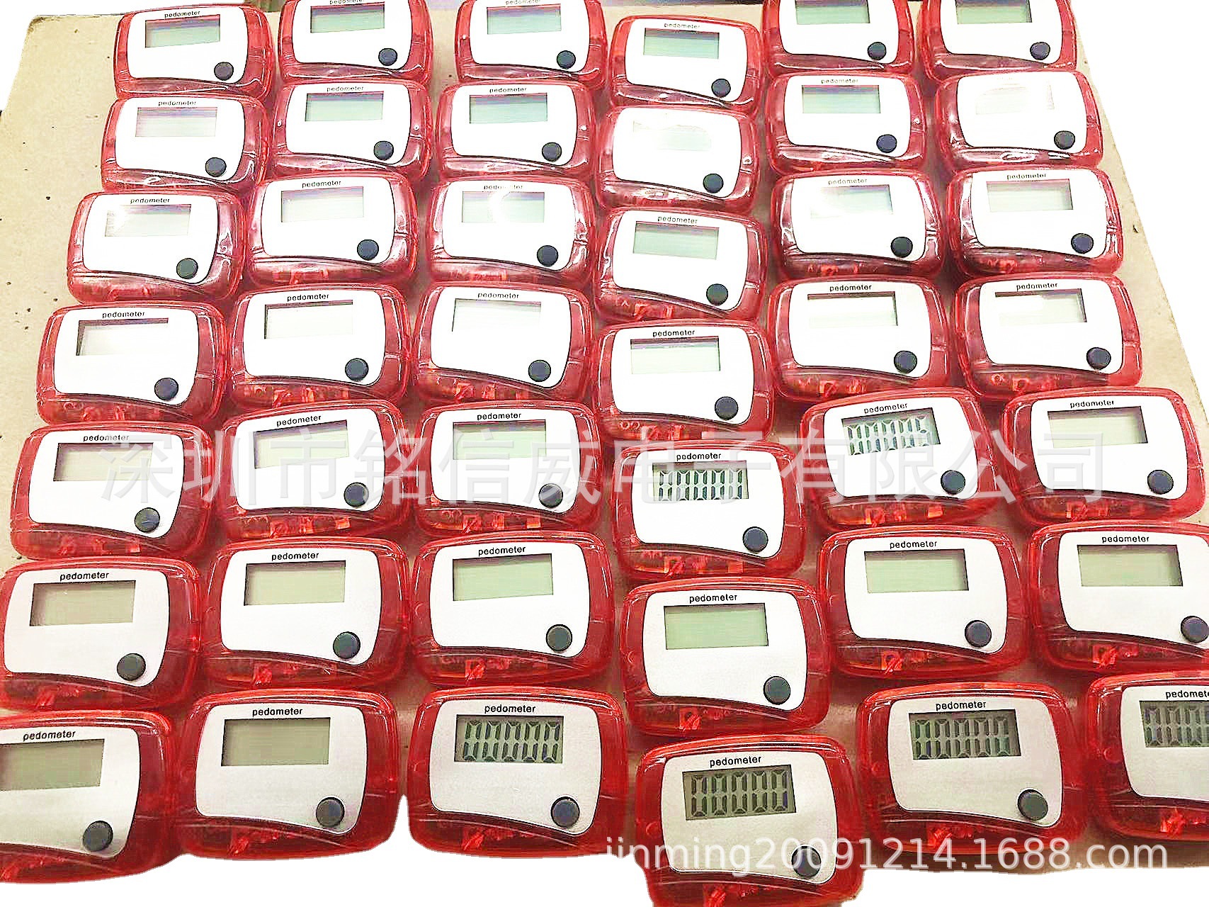 Single-function pedometer electronic single-key LCD screen manufacturer produces multi-color optional LOGO counter pedometer