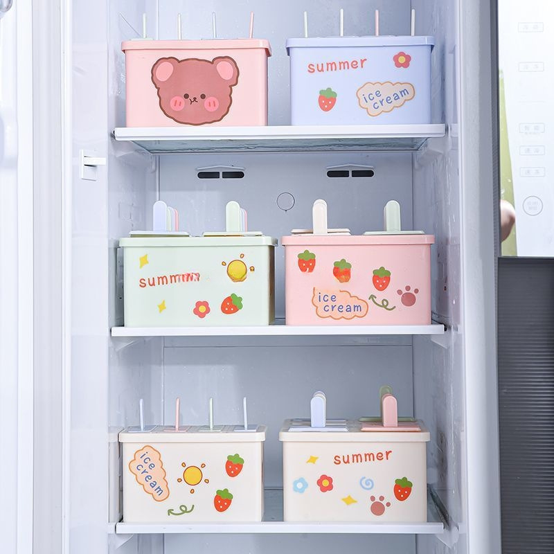 Ice Cream Mold Food Grade Household Popsicle Popsicle Ice Cream Grinder Frozen Sorbet Box Non-Flavor Ice Making Box