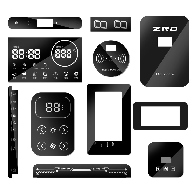 Acrylic Panel PVC Control Panel Electronic Panel Sticker Screen Printing PC Key Touch Surface Sticker