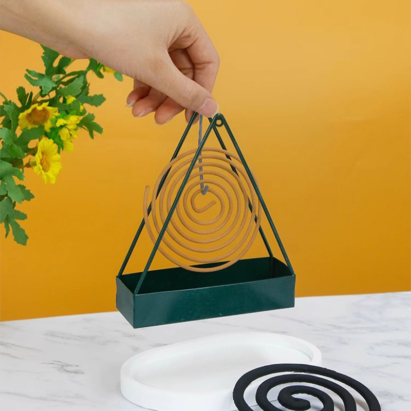 Mosquito Coil Holder for Home Use, Creative Sandalwood Holder, Incense Holder, Mosquito Coil Tray, Mosquito Coil Burner, Incense Burner, Triangular Mosquito Coil Holder