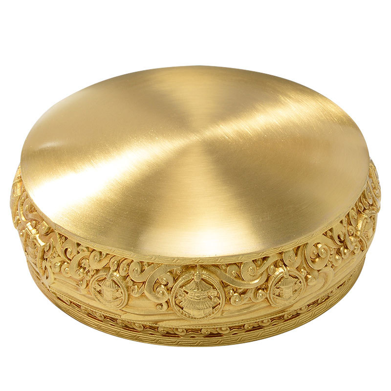 Huibao Manza Repair Plate Xizang Indoor Household Manda Plate Eight Auspicious Carved Man Tea Compasses Desktop Ornaments