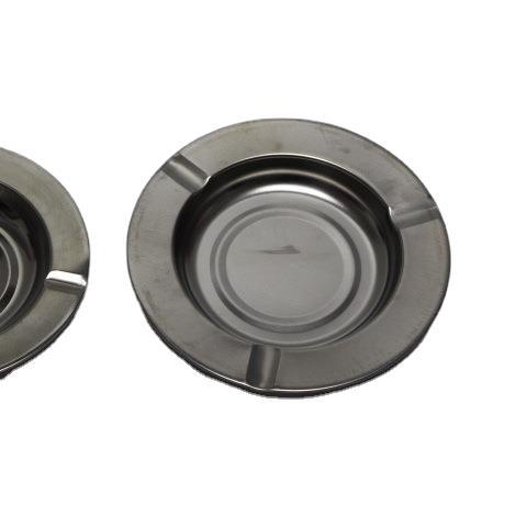 Foreign Trade Products Internet Cafe Hotel Stainless Steel Ashtray Round Thickened Drop-resistant Large Square Ashtray Wholesale
