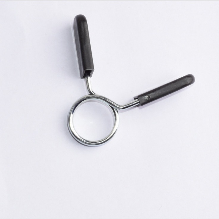 Factory wholesale aperture 2.5cm card barbell bar spring clip dumbbell anti-loose buckle accessories Card Spring