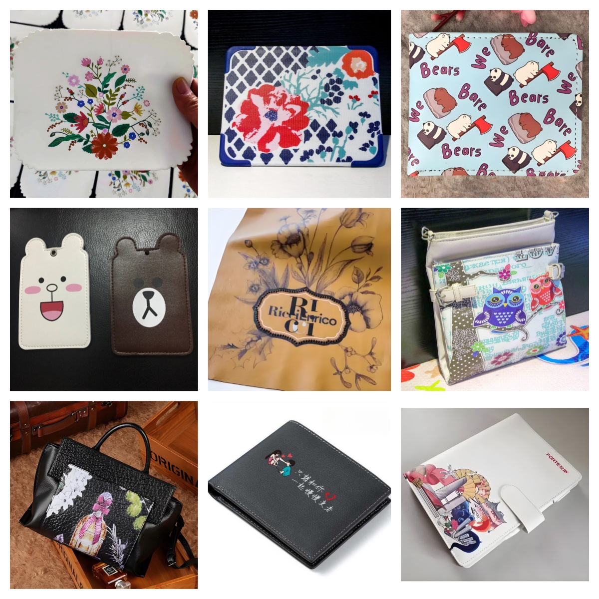 Guangzhou Uv Color Printing Logo Printing Bamboo and Organic Glass Products Flat Uv Brushing Processing Manufacturer Inkjet