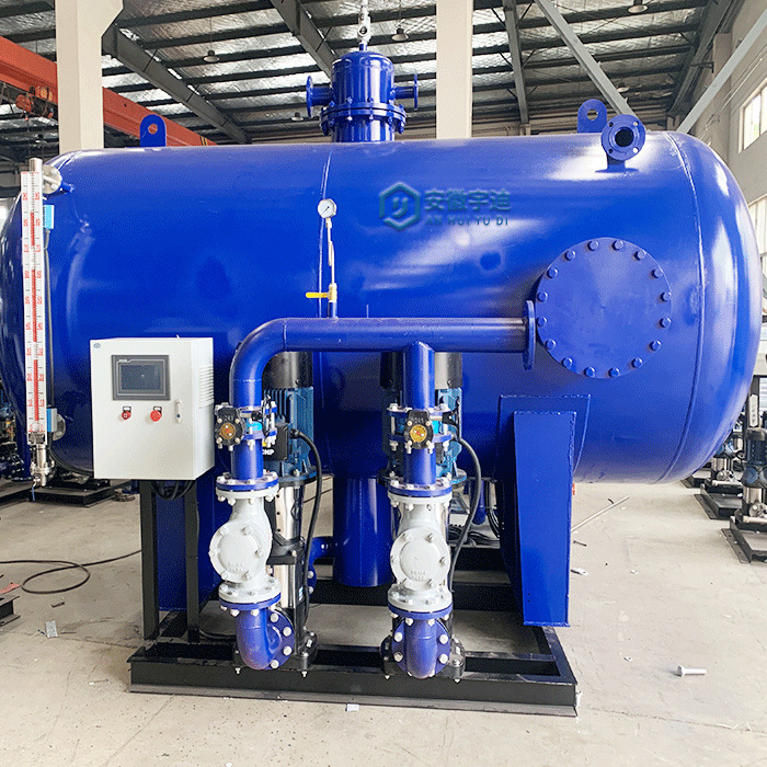 Boiler supporting equipment condensate water recovery device cold water recovery device vertical horizontal factory direct supply price is excellent.