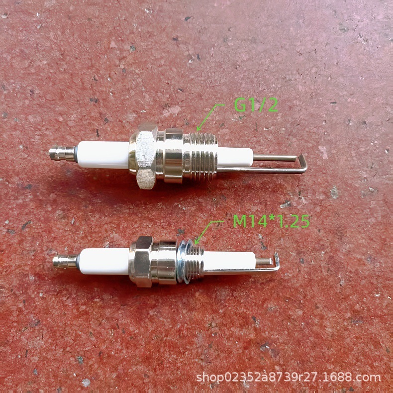 With Side Pole Ignition Electrode M14 * 1.25 Ignition Electrode Burner Machine Electrode