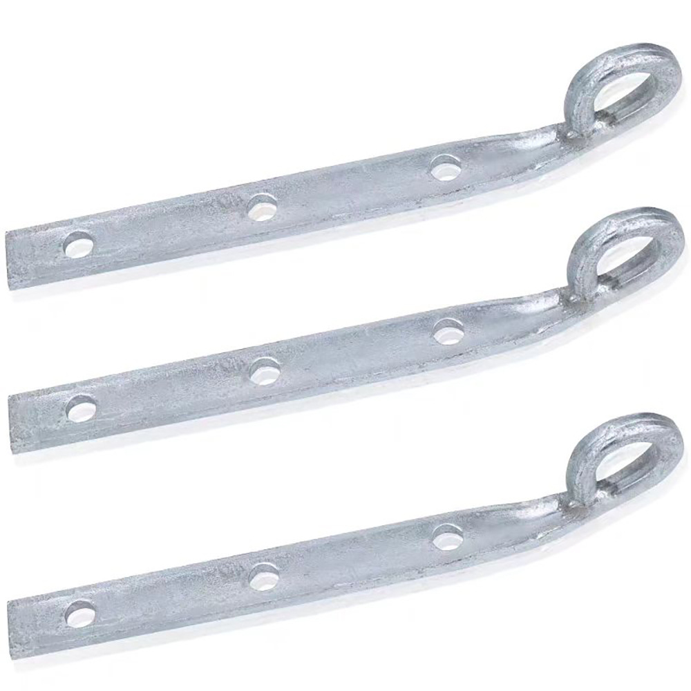 Manufacturer Wholesale Hot-Dip Galvanized Three-Eye Power Communication Equipment Pull-Up Twist Foot Tiger Head Pull-Up Wall Fixed Pull-Up