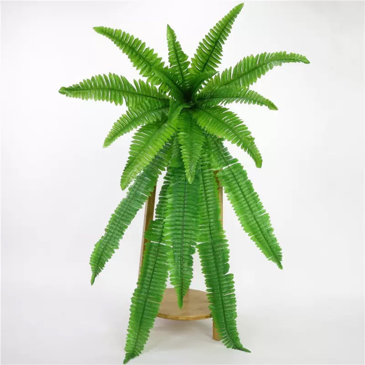 24 head simulation Persian leaf factory wholesale simulation green plant Persian fern leaf soft installation engineering plant wall garden scenery