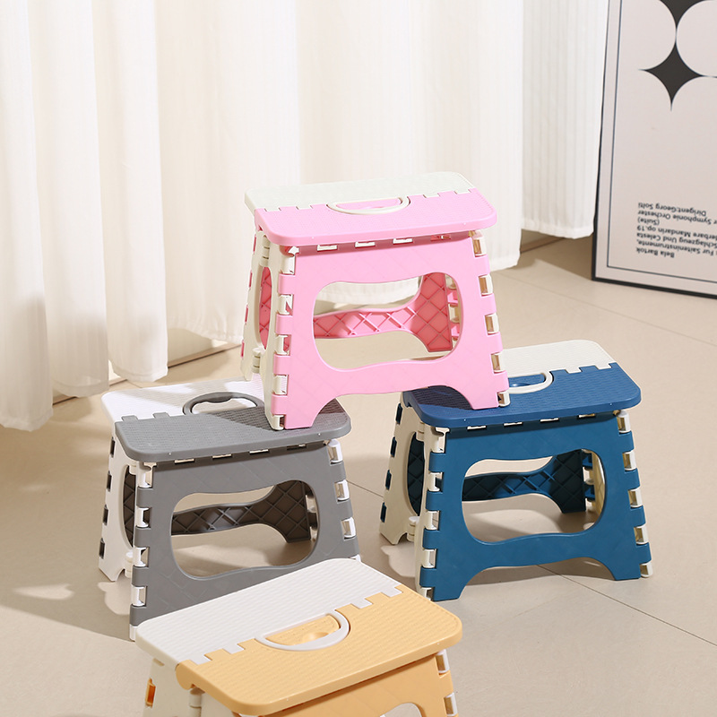 Thickened Plastic Foldableing Stool for Adults and Kidsren, Small Bench, Outdoor Satchel Bench, Supermarket First Choice, Factory Direct Supply Gifts