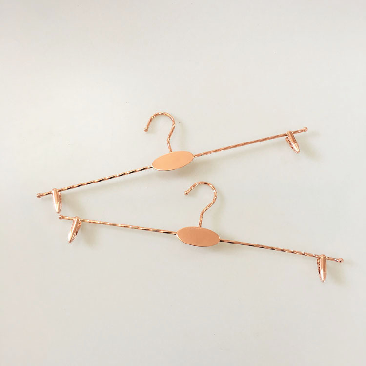 Metal panties hanger underwear shop underwear clip clothes hanging adult men and women children's underwear clip wholesale custom