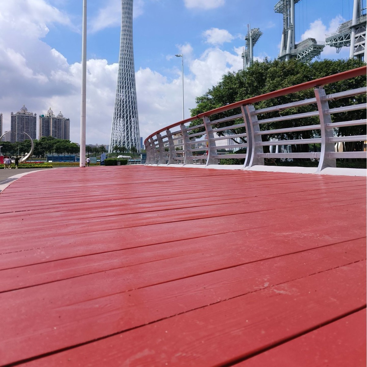 Cement Imitation Wood Flooring, Anti-Corrosion, Insect-Proof, Maintenance-Free, Paint-Free, Inorganic Polymer, Scenic Spots, Parks, Outdoor Boardwalks