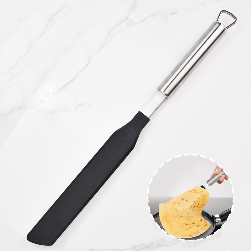 Stainless Steel Pancake Scraper Pancake Fruit Tool Pancake Spreading Pancake Scraper Artifact Spreading Pancake Scraping Egg Cake