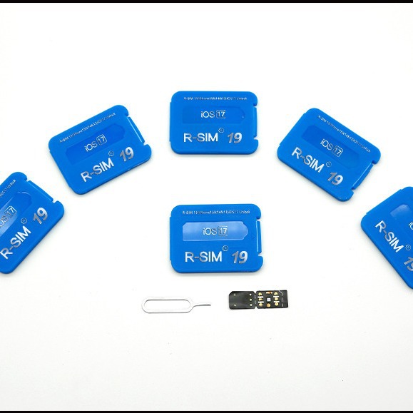 Rsim19 Unlocks Dual-Core Sim Card Compatible with iPhone 15 Series 5g Version Ios17 Rsim19+5G High-Speed Network