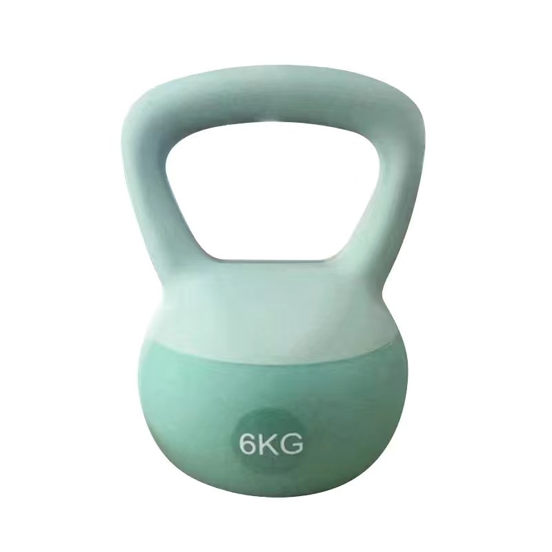 Competitive soft kettlebell men's and women's home mute leak-proof kettlebell PVC dumbbell thin arm fitness equipment wholesale