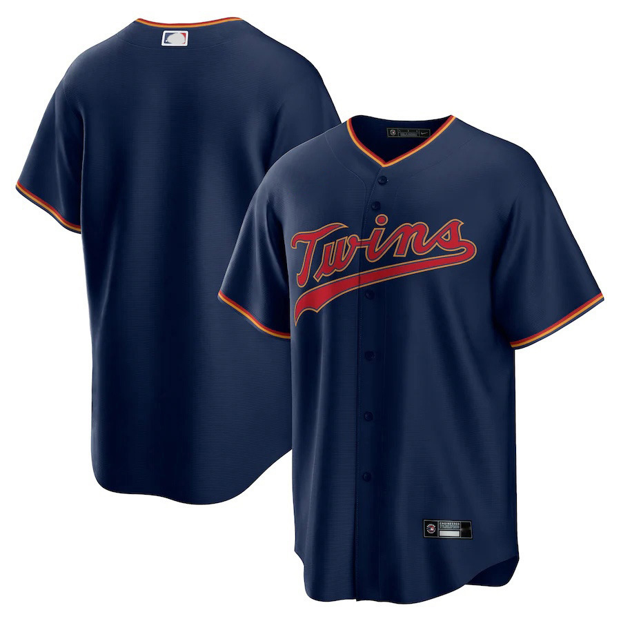 European and American Cross-Border Professional Baseball Uniforms, Softball Uniforms, American Baseball Shirts Customized for the Minnesota Twins