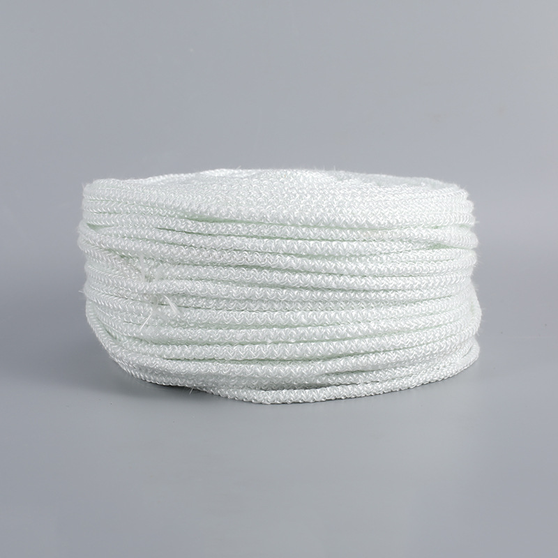 Spot Wholesale Fiberglass Wick Rope, High Temperature Resistant Fireplace Sealing Rope, Homemade Butter Fiberglass Wick Rope