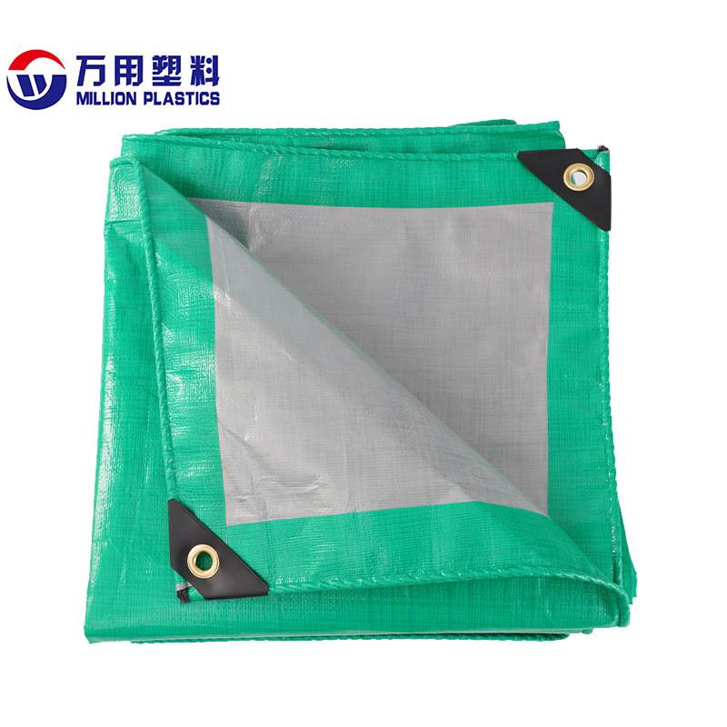 Кросс-браунеровый зеленый ПЭ тент, утолщенная пластиковая солнцезащитная ткань, индивидуальная настройка