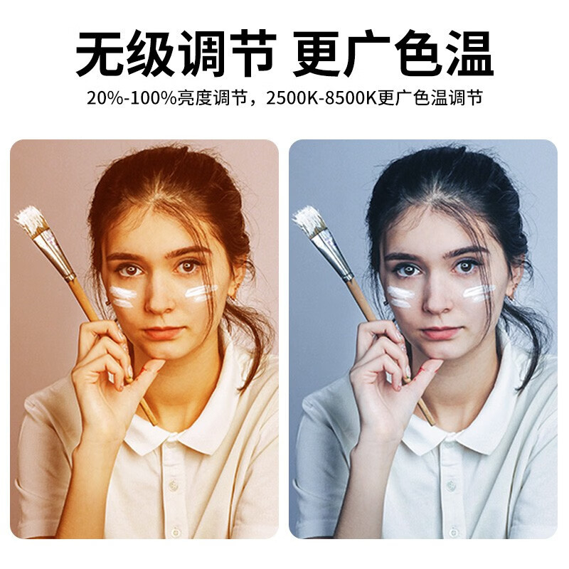 Ulanzi Ulanzi Excellent Basket U200 Ring Light Double Color Temperature Portable Handheld Desktop LED Photography