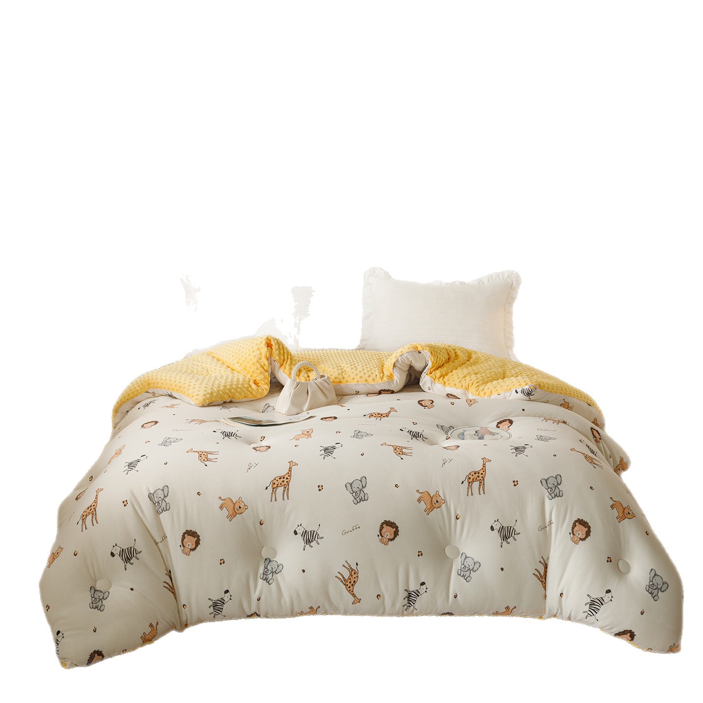 Class A Maternal and Infant Grade Knitted Cotton Peas by Baby Cashmere Single Double Thickened Quilt Core Live Factory Outlet