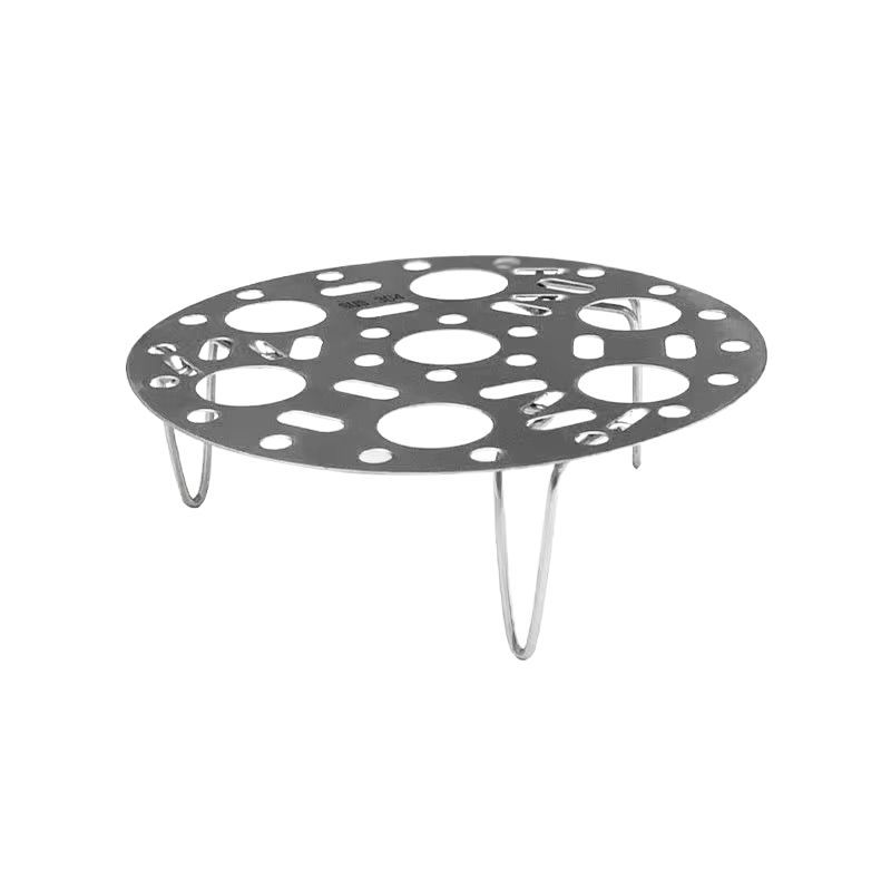 Steaming Rack Stainless Steel Foldable Egg Steaming Rack Kitchen Multifunctional Grate Pot Rack Water Steaming Grid Steaming Cage Round Wok