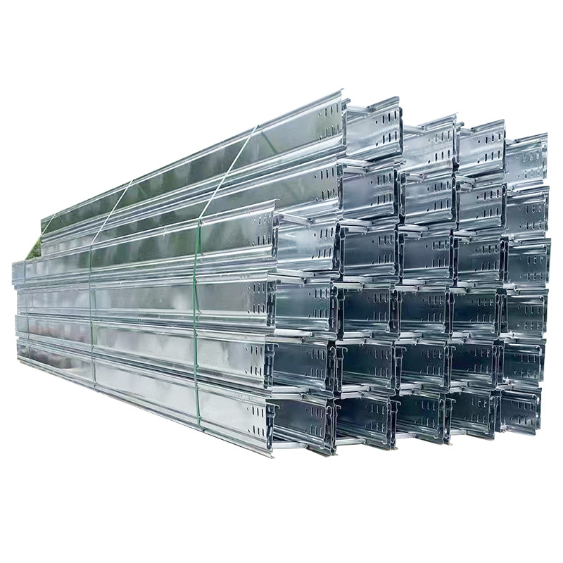 Spot Galvanized Cable Bridge Wire Trough Manufacturer Metal Hot-Dip Galvanized/Dip Galvanized Bridge Fireproof Trough Spray-Coated Bridge