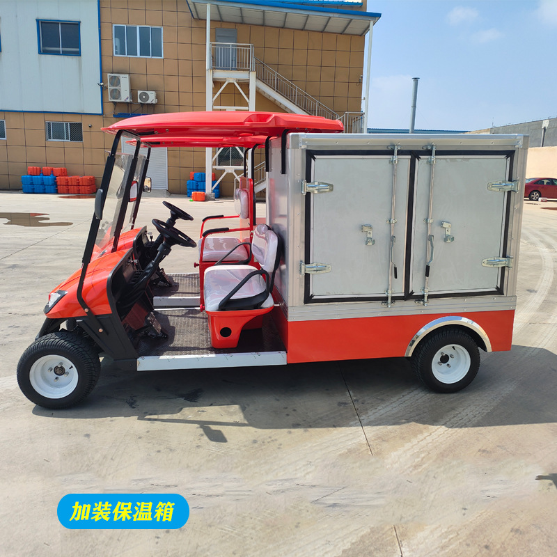 Foreign Trade Electric Golf Cart, Electric Sightseeing Car, 2-Seater, 4-Seater, 6-Seater, Modified Golf Cart with Bucket and Compartment