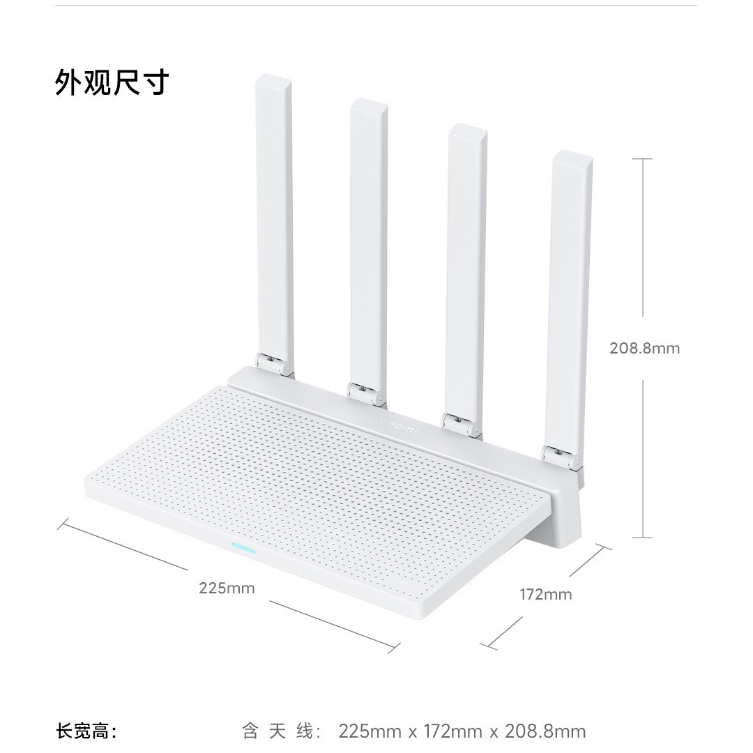 Xiaomi Mi Router Ax3000T Home Gigabit High-Speed Wifi 6 Signal Wireless Wifi Router Genuine