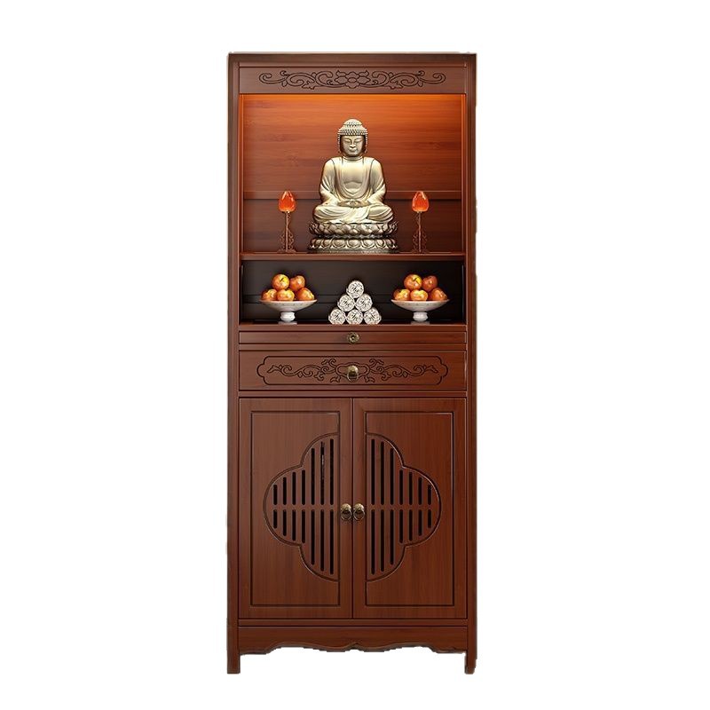 New Chinese-Style Altar Table for Home Use, Buddha Altar, God of Wealth Shrine, Non-Solid Wood Shrine Table, Incense Burner, Buddha Cabinet