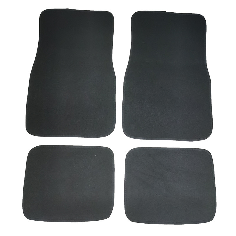 Black Non-Slip Foot Mats, Stain-Resistant Velvet Foot Mats, 4S Store Free Online Car General Car Floor Mats and Carpets