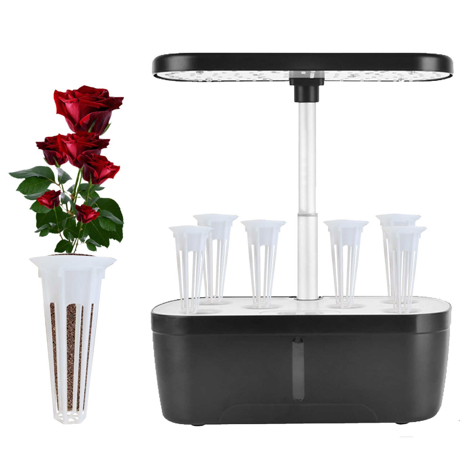 Wholesale hydroponic planting basket soilless cultivation vegetables flowers round planting basket solid root net pot container cross-border supply