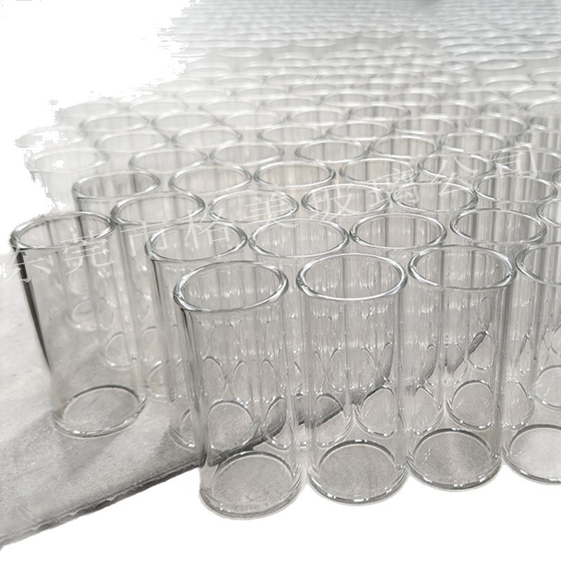 Experimental heat-resistant transparent high borosilicate glass rod processing optical round head flat head light guide K9 material glass rod accessories