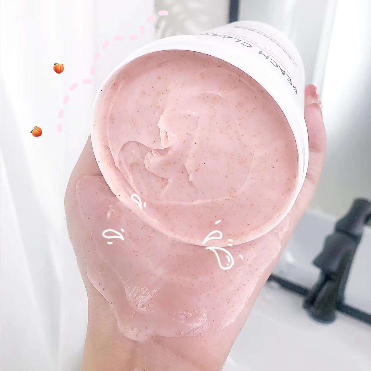 Meidian Peach Body Scrub Ice Cream Scrub Wholesale