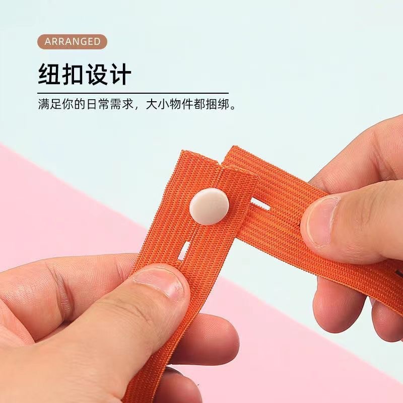 Lala roll clothes binding storage belt quilt clothes sweater sorting elastic elastic belt lazy artifact