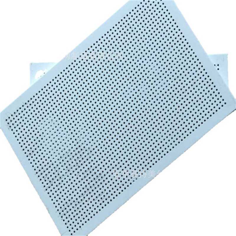 Processing customized porous aluminum mesh noise reduction sound absorption punching mesh diamond round hole hexagonal hole metal mesh perforated plate