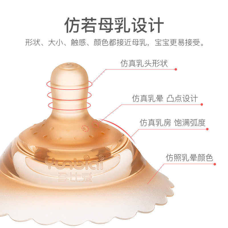 Nipple Protector, Nursing Pacifier Cover, Indented Auxiliary Breastfeeding Shield, Nipple Patch, Nipple Patch, Anti-Bite