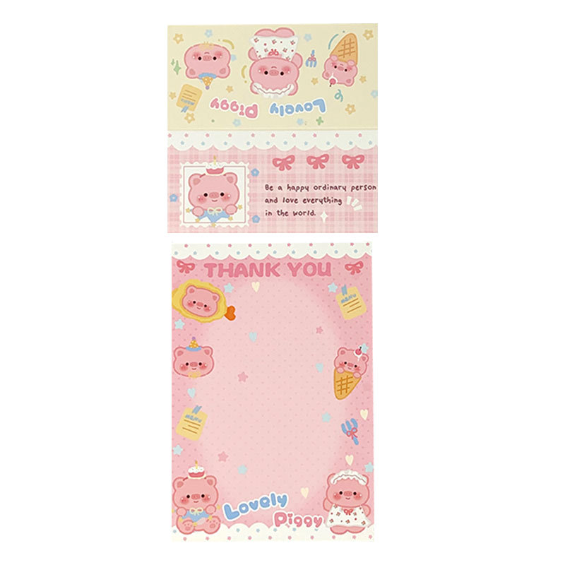 Cute puppy card head back card suit cartoon capybara greeting card packaging material cute gift packaging card