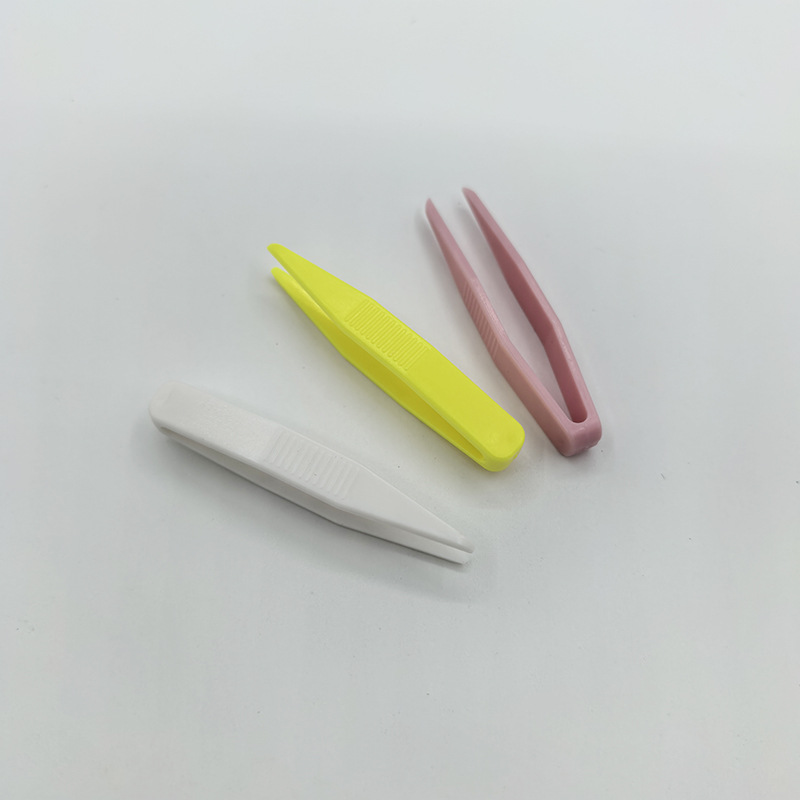 False Eyelash Auxiliary Tweezers Y Fork Double Eyelid Sticker Tweezers Non-Slip Mask Clip Beauty Plastic Clip Contact Lens Clip