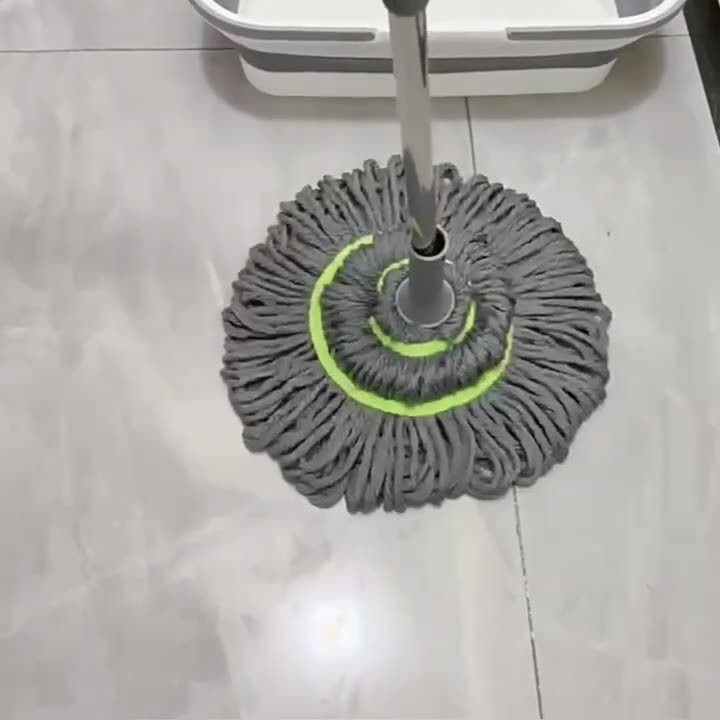 New Picasso Twist Water Mop Lazy Mop Dry and Wet Dual-Use Bathroom Living Room Twist Water Mop