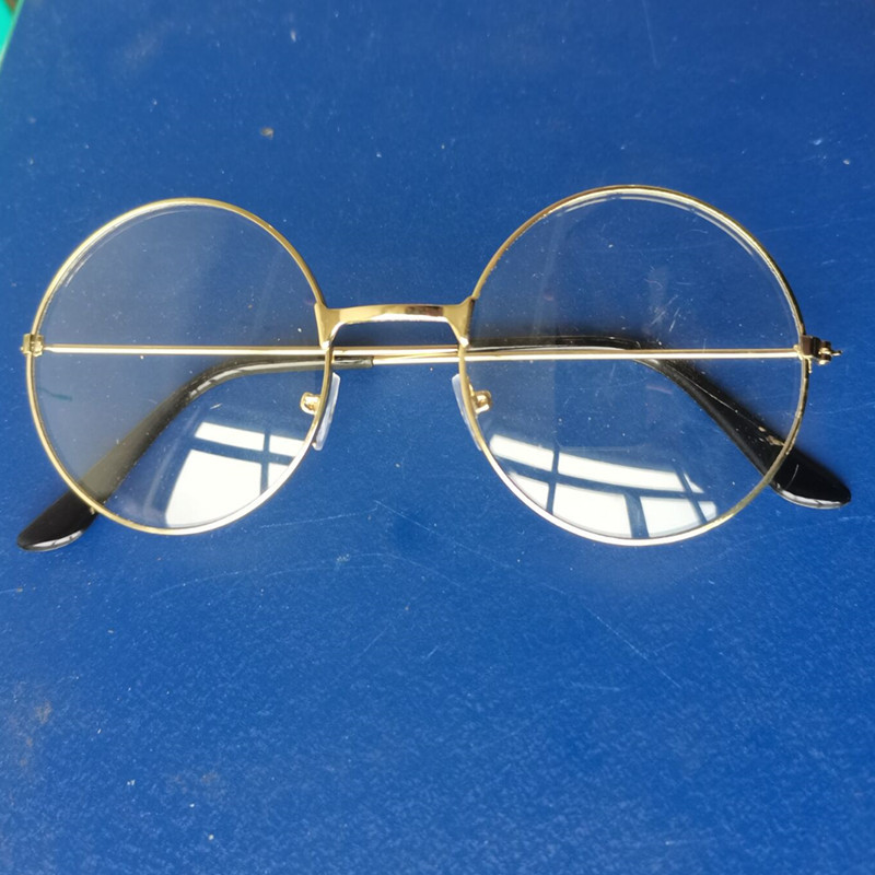 Кибер красные очки с гиалуроновой кислотой, круглые, простые очки