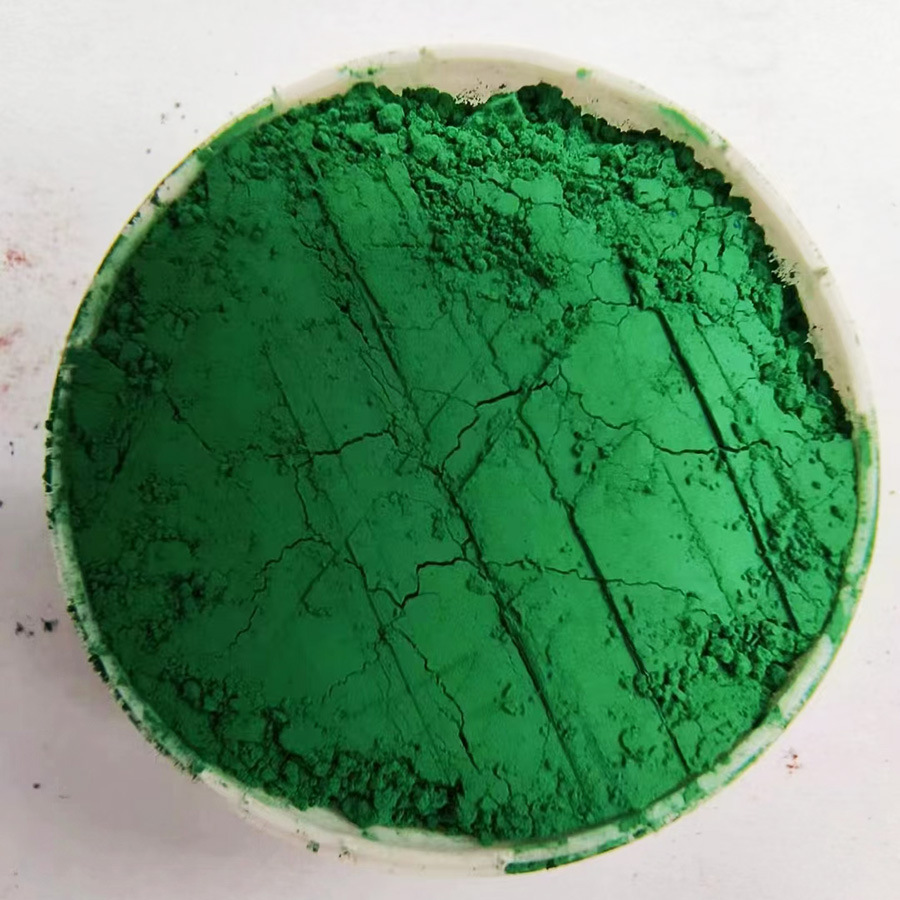 Оптовая железная зеленая оксидная пигментная тонерная строительная зеленая порошковая цементная пигментная континентальная зеленая 835
