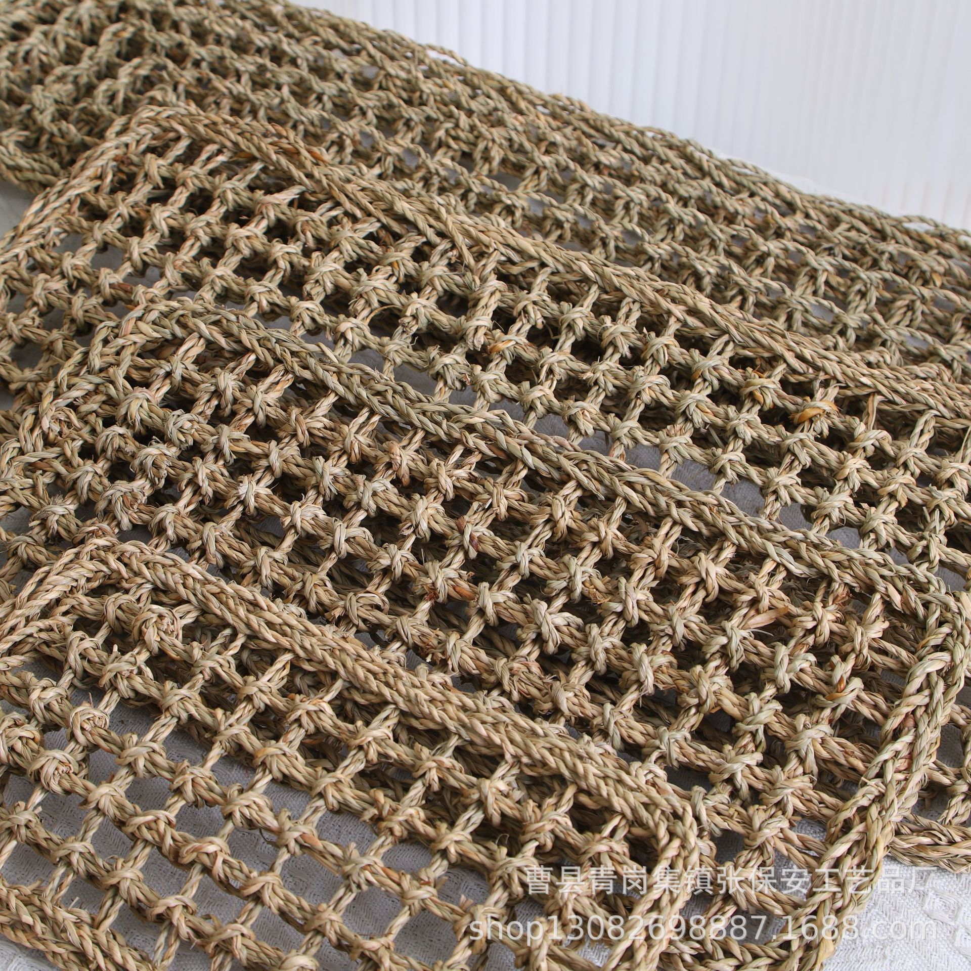 in stock Straw Pet Mat Handmade Grass Mat Parrot Grinding Mat Cat and Dog Pet Mat Lizard Hammock Pet Climbing Mat