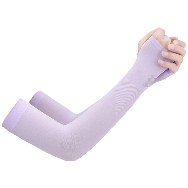 Sunscreen gloves ice sleeves summer ice silk sunscreen sleeves women's UV protection men's and women's outdoor sports arm protection wholesale