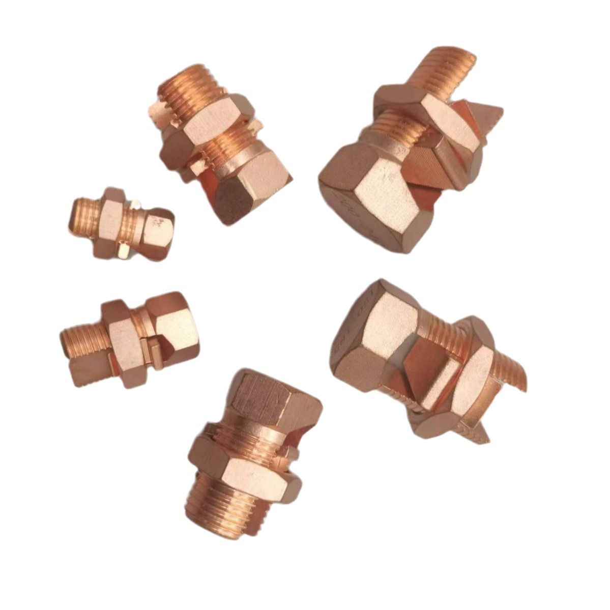 Tj Copper Bolt Wire Clamp Open Tail Groove Bolt Grounding Cable Branch Wire Clamp Export Type Open Bolt Wire Clamp
